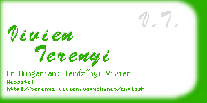 vivien terenyi business card